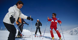 For novice skiers